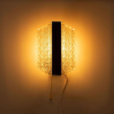 Space Age Kaiser Wall Lamp in Glass and Chrome-HGA-2017102