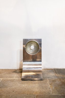 Space Age Lamp in Stainless Steel, 1970s-VCV-1816676