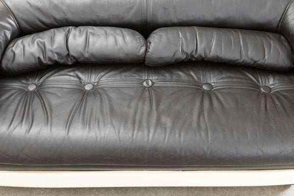 Space Age Leather Sofa by Angelo Mangiarotti-LMR-1378552