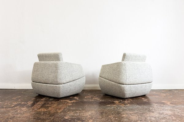 Space Age Lounge Chairs from Lubuskie Furniture Factory, Poland, 1970s, Set of 2-IXL-1822735