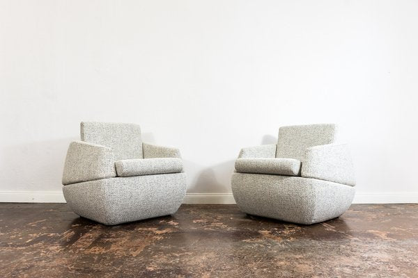 Space Age Lounge Chairs from Lubuskie Furniture Factory, Poland, 1970s, Set of 2-IXL-1822735