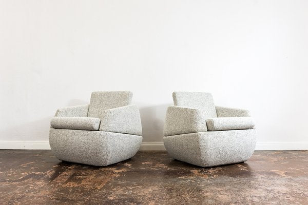 Space Age Lounge Chairs from Lubuskie Furniture Factory, Poland, 1970s, Set of 3-IXL-1716319