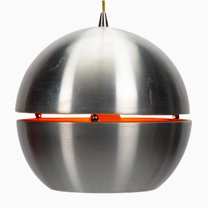 Space Age Metal Slit Globe Pendant Lamp-XMR-983547