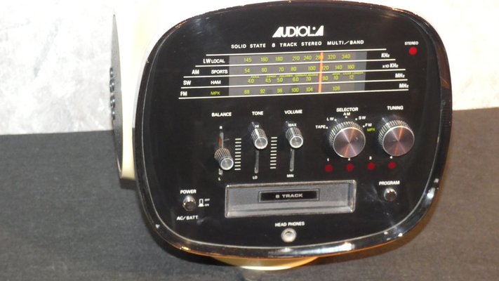 Space Age Model TCM 5500 Solid State 8 Track Stereo Multiband Radio from Audiola Sakura, 1970s-ERB-774230