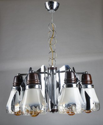 Space Age Murano Glass Chandelier from Mazzega, 1960s-1970s-RAQ-1360588