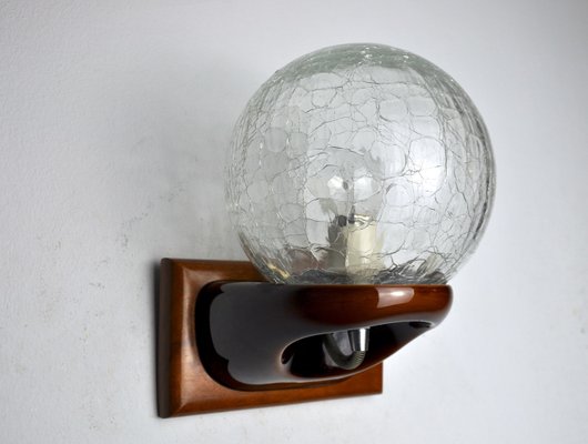 Space Age Murano Glass Wall Light, Italy, 1980-EJE-1174561