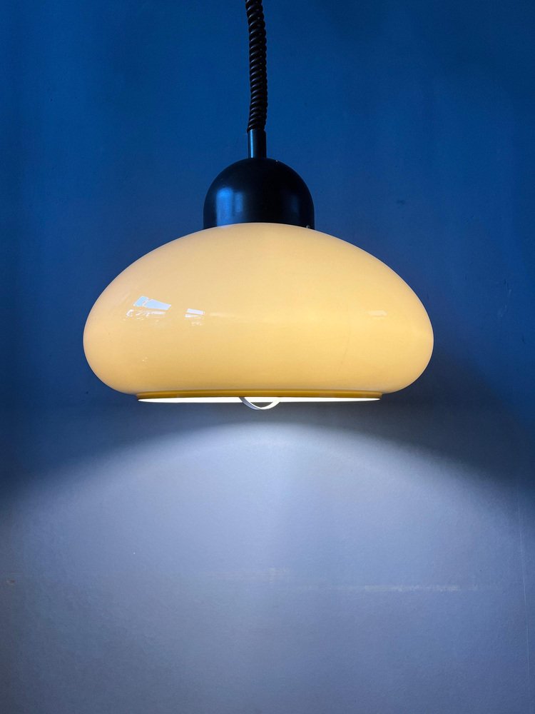 Space Age Mushroom Pendant Light from Dijkstra, 1970s