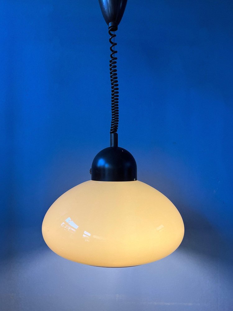 Space Age Mushroom Pendant Light from Dijkstra, 1970s