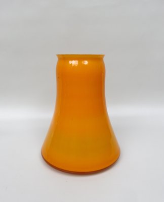 Space Age Mushroom Table Lamp in Orange & Green, 1970s-EY-1293610