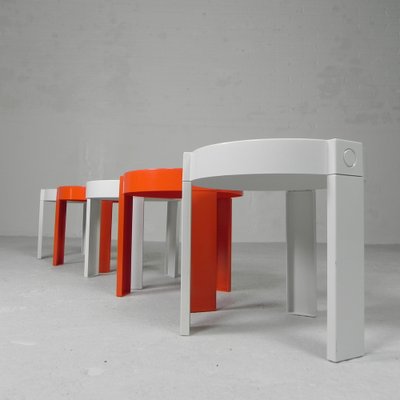 Space Age Nesting Tables, the Netherlands, 1970s, Set of 5-TL-1820589