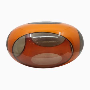 Space Age Orange Acrylic Glass UFO Lamp attributed Luigi Colani, 1970s-QCI-1770353