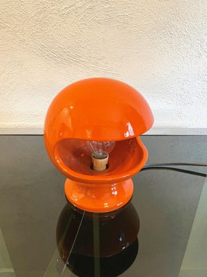 Space Age Orange Ceramic Table Lamp by Enzo Bioli for Il Picchio, Italy, 1960s-LYQ-1171397