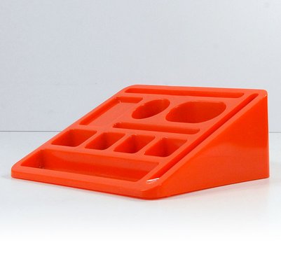 Space Age Orange Desk Organizer, 1970s-GIW-1758790