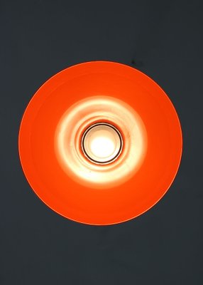 Space Age Orange Faro Pendant Lamp by Luigi Massoni for Guzzini, 1960s-HGJ-1744400