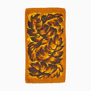 Space Age Orange Fern Rug, 1970s-XMR-1784025