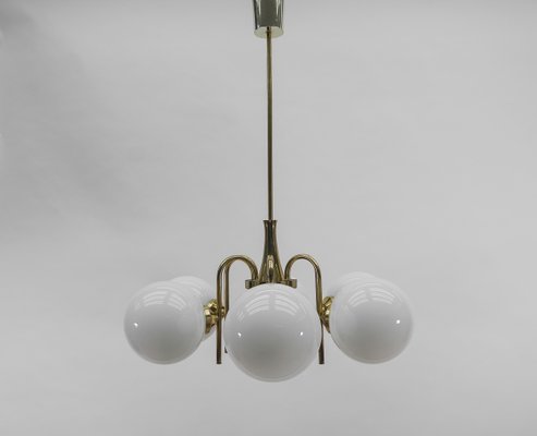 Space Age Orbit Lamp with Opaline Glass Globes, Germany, 1960s-KQB-1437915