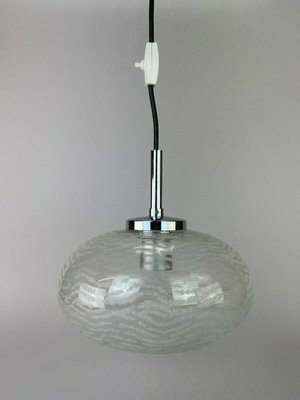 Space Age Pendant Lamp in Glass from Hustadt Leuchten, 1970s-EJL-1138493