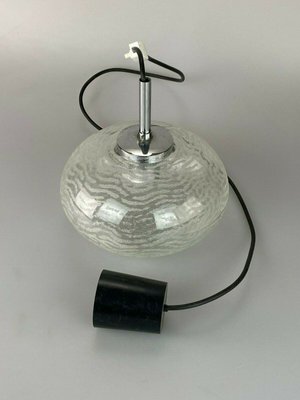 Space Age Pendant Lamp in Glass from Hustadt Leuchten, 1970s-EJL-1138493