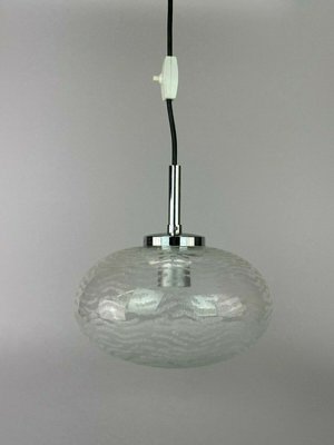 Space Age Pendant Lamp in Glass from Hustadt Leuchten, 1970s-EJL-1138493