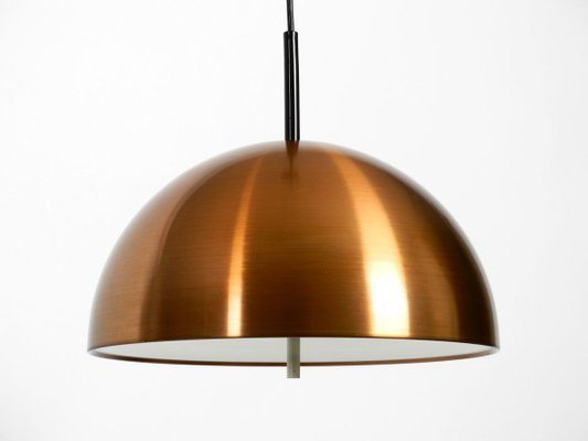 Space Age Pendant Lamp with Copper Lampshade from Staff, 1970s-RR-831556