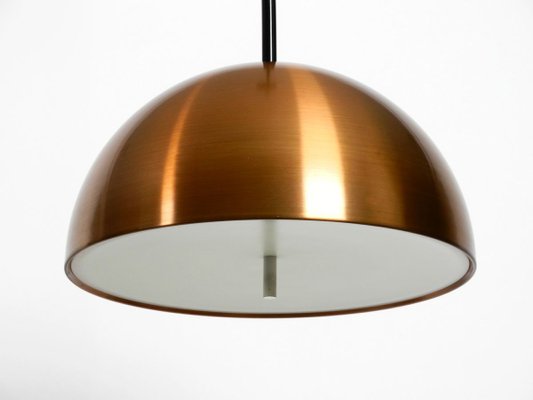 Space Age Pendant Lamp with Copper Lampshade from Staff, 1970s-RR-831556