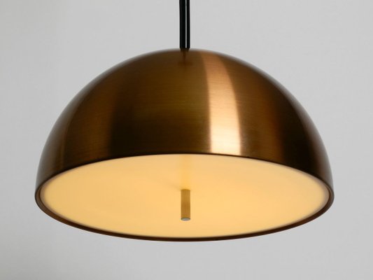 Space Age Pendant Lamp with Copper Lampshade from Staff, 1970s-RR-831556