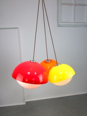 Space Age Pendant Lamps, Set of 3-HGJ-1078870