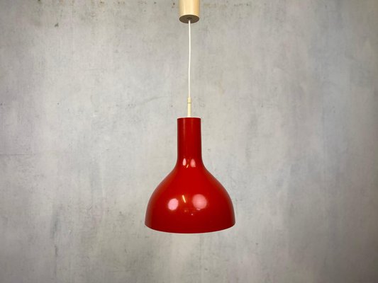 Space Age Pendant Light in Bright Red-GPQ-1821606