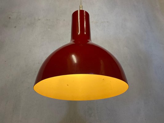 Space Age Pendant Light in Bright Red-GPQ-1821606