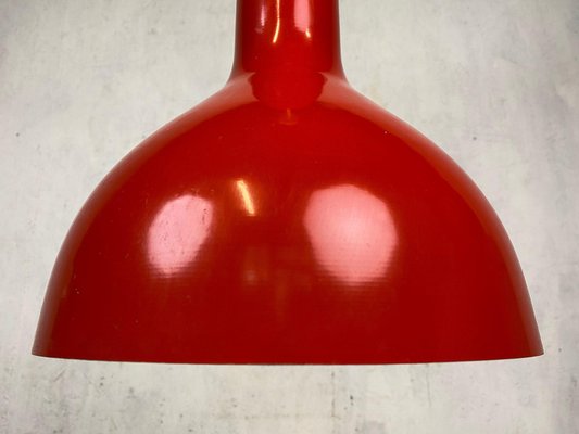 Space Age Pendant Light in Bright Red-GPQ-1821606