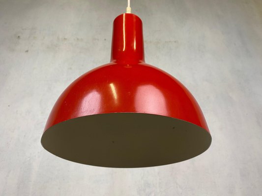 Space Age Pendant Light in Bright Red-GPQ-1821606