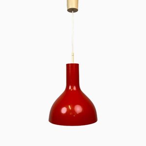 Space Age Pendant Light in Bright Red-GPQ-1821606