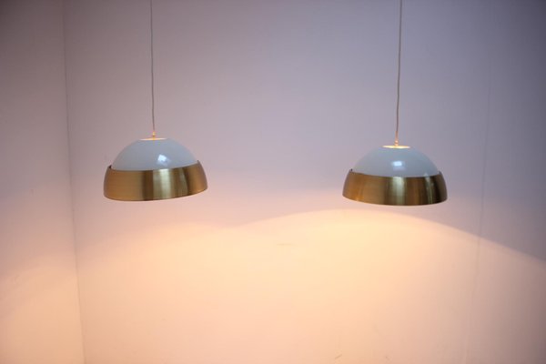 Space Age Pendants attributed to Napako, 1970s, Set of 2-TZ-1395255