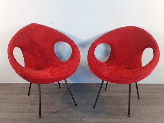 Space Age Polish Ufo Chair, 1970s, Set of 2-EYI-1143899