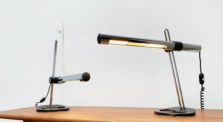 Space Age Postmodern German Table Lamps from Kotzolt Leuchten, 1970s, Set of 2-UAH-1645893