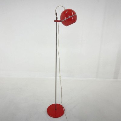 Space Age Red Floor Lamp, Germany, 1960s-TZ-1398631