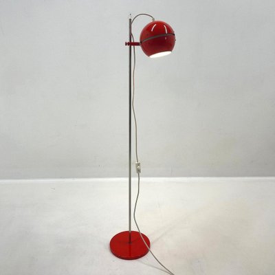 Space Age Red Floor Lamp, Germany, 1960s-TZ-1398631