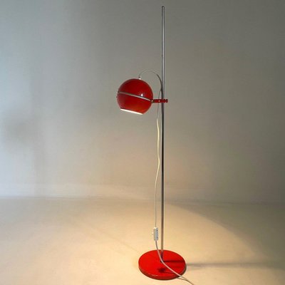 Space Age Red Floor Lamp, Germany, 1960s-TZ-1398631