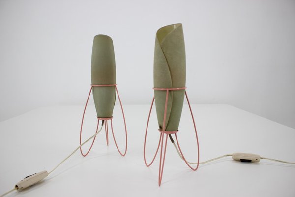 Space Age Rocket Side Tables from Pokrok Žílina, 1960s, Set of 2-TZ-801049