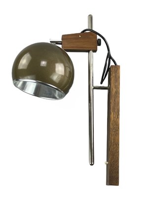 Space Age Sconce in Teak & Metal from Temde-EJL-1431919