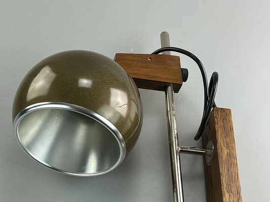 Space Age Sconce in Teak & Metal from Temde-EJL-1431919