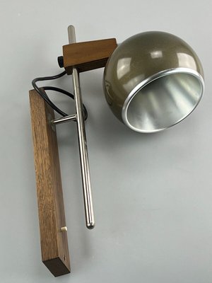 Space Age Sconce in Teak & Metal from Temde-EJL-1431919