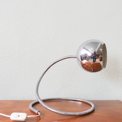 Space Age Serpente Chrome Table Lamp attributed to Goffredo Reggiani, Italy, 1970s-SBP-1507615