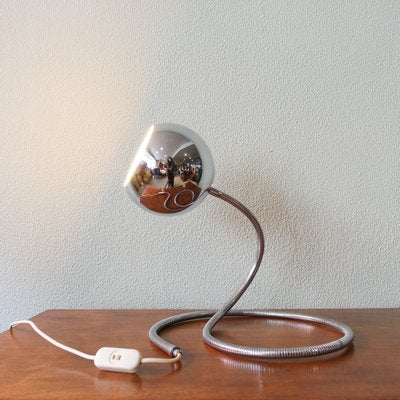 Space Age Serpente Chrome Table Lamp attributed to Goffredo Reggiani, Italy, 1970s-SBP-1507615