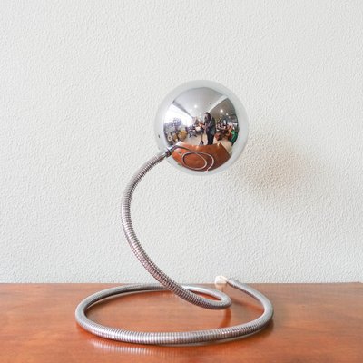 Space Age Serpente Chrome Table Lamp attributed to Goffredo Reggiani, Italy, 1970s-SBP-1507615