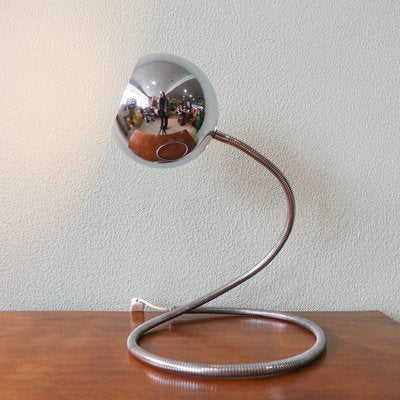 Space Age Serpente Chrome Table Lamp attributed to Goffredo Reggiani, Italy, 1970s-SBP-1507615