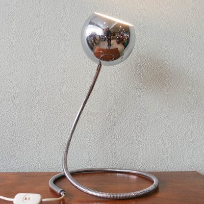 Space Age Serpente Chrome Table Lamp attributed to Goffredo Reggiani, Italy, 1970s-SBP-1507615