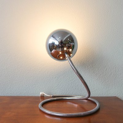 Space Age Serpente Chrome Table Lamp attributed to Goffredo Reggiani, Italy, 1970s-SBP-1507615