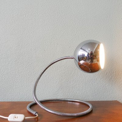 Space Age Serpente Chrome Table Lamp attributed to Goffredo Reggiani, Italy, 1970s-SBP-1507615