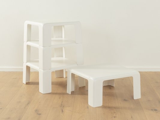 Space Age Side Tables GATTI by Mario Bellini for B&B Italia / C&B Italia, Set of 4-GPP-2021049